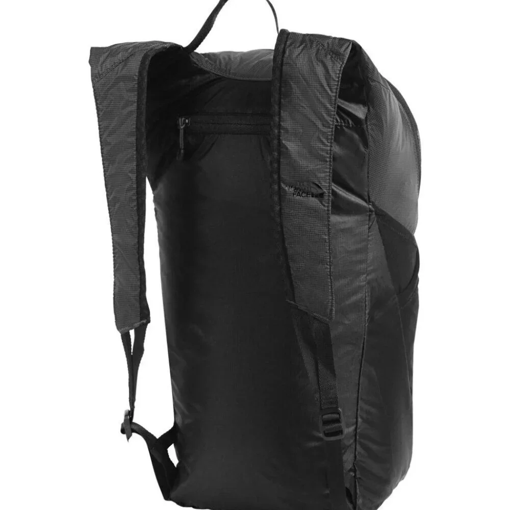 The North Face Flyweight Pack Asphalt Grey/Tnf Black One Size NEW - Picture 3 of 7